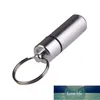1 Pc Outdoor Survival Pocket Aluminium Alloy Mini Waterproof Pill Box Case Bottle Holder Container Keychain Medicine New Factory price expert design Quality