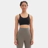 Yoga Bra Triangulär Mesh Back Andas Sport Underkläder Running Fitness Shocksäker Rimless Camis Tank Tops Gym Kläder