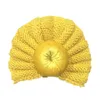 クリエイティブベイビーキッズウォーマーニットかわいいボールキャップ冬秋の女の子男の子編みウールの弾性帽子幼児ターバン帽子DH0822 T03