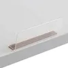 Clear T Shape Sign Holder Acrylic Pricing Display voor metalen plank