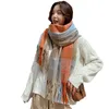 Écharpes écharpe hivernale Tessel pashmina douce de châle femelle enveloppe bufanda borla echarpe hiver cicartiz invierno mujer cacheco