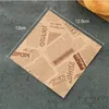 LBSISI Life 100pcs Donut Food Kraft Paper Bacd Sandes Хлеб -защита от бумажных пакетов выпекать аксессуары свадьба 201015