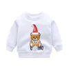 100% Algodão Roupas Infantis Desenho Urso Meninos Meninas Roupas Manga Longa Bebê Meninos Meninas Camisolas Camisetas Pulôver Roupas Tops