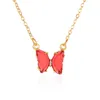 Mignon papillon pendentif collier pour femmes fête déclaration colliers Street Style coréen mode bijoux cadeaux