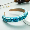 Bandeau diamant multicolore pour femme, accessoire de cheveux de luxe fait à la main en perles de cristal, accessoire de cheveux de mariage