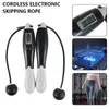 Jump Touwen CoDless Electronic Skipping Rope Fitness LCD Tellen met schermsnelheid Teller F3C9