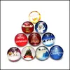 Charm Bracelets Jewelrynoosa Snap Jewelry 100Pcs/Lot Mixed Snaps Buttons 18Mm Christmas Glass Noosa Button Diy Bracelet Drop Delivery 2021 N