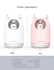 Humidificateur 300ML mignon lapin Ultra-silencieux USB arôme essentiel chambre voiture LED nuit lampe purificateur brumisateur désodorisant