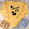 Vrouwen Hoodies Sweatshirts Kies Joy Sweatshirt Grappige Hond Grafische Schattige Kawaii 90s Jong Meisje Gift Street Style Lente Herfst Pure Katoen