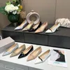 merk met luxe parel pailletten sexy ondiepe schoenen plat 5CM verkrijgbaar in verschillende kleuren Franse elegantie
