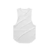 Mannen Tank Tops Merk Heren Shirt Patchwork Mesh Bodybuilding Stringer Tanktop Fitness Singlet Mouwloos Slim Fit Sportscholen Clothi263s