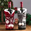 Christmas Wine Bottle Cover Champagne Coat Sweater Gift Bag Xmas Table Ornaments Dinner Party Decoration XBJK2111