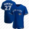 Maillot des Blue Jays de Toronto 2021 2022 personnalisé 11 Bo Bichette 27 Vladimir Guerrero Jr. Cavan Biggio Hyun-Jin Ryu Yamaguchi Randal Grichuk Drury Hernandez