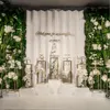 4 PC /SET Decoración de la boda Columna de flores Stand Road Lead Metal Stfelf Stage Decoration Decoration Bray