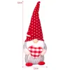 Valentijnsdag Faceless Doll Ornament Love Gnome paar poppenhuis raam decoratie geschenken speelgoed W-01355