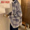 Ruihuo Woolenメンズジャケットストリートウェア男性ジャケット服原宿男性M-2X​​L到着到着210818