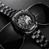 Vava Poom New Top Brand Мужские спортивные кварцевые часы из нержавеющей стали 30м воды на наручных часах мужчин Reloj Hombre G1022