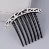 Hårklipp Barrettes Ankomst Elegant Bridal Smycken Plastkam med Rhinestone Combs För Kvinnor Flickor Bröllop Tillbehör Bijoux