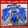 Injection Fairings For KAWASAKI NINJA ZX1200 ZX 12R 1200CC 1200 CC ZX1200C ZX 12 R 02-06 3No.12 ZX12R 02 03 04 05 06 ZX-12R 2002 2003 2004 2005 2006 OEM Body Kit blue glossy