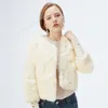 Véritable pleine peau fourrure veste femmes conception lapin manteau naturel peau entière o-cou mode mince mince 211018