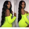 Long Brazilian Body Wave Lace Front Wig 28 30 32 34 36 38 40 Inches Lace Front Human Hair Wigs Pre Plucked Remy Lace Wigs6272143