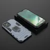 Hybrid Case For Iphone 12 Iphone12 5.4 6.1 6.7 Samsung M01 Car Holder Magnet Suction Shockproof Hard PC+TPU+Finger Ring Defender Cover