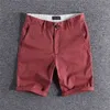 Six color casual shorts men's summer wear in five trouser cotton bullet trend personalized solid 0227 sale 210716