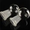 Hookahs Clear Glass Dome 14.5mm 18.8mm Wapter Pipe Bong Jiont Pris Tillverkare