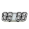 Relógios de desktop 3D LED LED Digital Wall Clock Data Time Celsius Nightlight Display Tabela Despertador da sala 211111