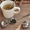 2021 Cuore Infusore per il tè Cucchiaio per colino da tè in acciaio inossidabile a forma di cuore con infusore per tè alle erbe