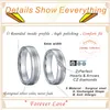 Eheringe No Fade Alliances Lover039s Paar-Set für Männer und Frauen 6 mm 8 mm Edelstahlring Hochzeit Big USA Größe 5 bis 9551046