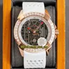 eternity Jewelry Watches RRF Latest Products EX100.43.LD.OP.ALD4AT EPIC X CHRONO Skeleton Dial Automatic Mechanical Mens Watch T Diamond Iced Out Case Rubber Strap