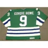 001s # 9 GORDIE HOWE Hartford Whalers 1979 CCM Vintage Home Hockey Jersey ou personnalisé n'importe quel nom ou numéro rétro Jersey