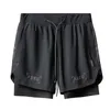 Camo Running Shorts Men 2 In 1 Double-deck Quick Dry Sport Fitness Jogging Workout Sports Short Pants 210714
