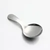 Spoons 1pcs Short Handle Dessert Spoon Stainless Steel Sugar Salt Spice Condiment Tea Coffee Scoop Small Kids Kitchen Tools