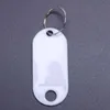 Keychains White Portable Plastic Key Fob Tag ID Labels 60 Pieces Miri22