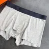 3pc hommes caleçons nouveaux Shorts doux confortable hommes Orange respirer sous-vêtements Simple hommes respirant et sans trace sous-vêtements