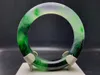100% настоящий мьянма нефритовый Изумрудный зеленый нефритовый браслеты круглый нефритовый браслет неядные браслеты Bangles Dewelry339