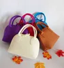 2018 tote leather bags ladi fashion felt utility bags women handbags