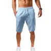 Pantaloncini da uomo Pantaloncini estivi Running 2021 Lino Cotone Casual Uomo Boardshorts Homme Abbigliamento Palestra Fitness Pantaloni corti Uomo