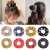 Fashions Cute 10 Farben INS Mädchen Blumen Haargummis Elastische Haarbänder Großer Pferdeschwanz Halter Blumen Haarbänder Frauen Haarschmuck