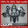 포 바디 KAWASAKI ZX900CC 블랙 판매 ZX900 ZX9 R ZX9R 00 01 02 03 56HC.17 ZX 9R 9 R 900 900CC ZX9R 2000 2001 2002 2003 전체 바람막이 키트