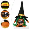Halloween Party Plush Dolls Faceless Gnomes Rudolph Pumpkin Hat 23cm Doll Toy Girl Boy Favorit Gift Vit Skägg DHL Frakt