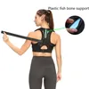 Verstellbarer Gürtel zur Korrektur der Rücken- und Schulterhaltung, Schlüsselbein- und Wirbelsäulenunterstützung, um Ihren Körper zu Hause, im Büro, Sport, oberer Rücken und Nacken zu formen1800991