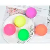 Sfera di sfiato arcobaleno da 7 cm per bambini gli adulti schiacciano lo stress in gomma da stress rallentano il rimbalzo impastando l'ansia da stress sollievo autismo h33wyj231555917