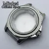 40mm silver sterile case sapphire glass fit ETA 2836 Miyota 8205 8215 821A Mingzhu DG2813 3804 Seagull 1612 movement237q