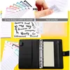 Cadeauverpakking A6 PU Leer Notebook Bindmiddel Budget 6 Ring Cash Budget Enveloppen Systeem 12 Stuks Onkostenvellen246r