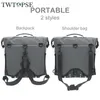 Twtopse Bike Cykel Backpack Bag för brompton Folding 3Sixty Regn Cover Shoulder Fit 3 Hål Tern Tillbehör 220222