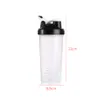 Portable Sport Shaker Bouteille Jus Milkshake Protéine Poudre Étanche Mélange Shake Cup avec Shaker Balls Sans BPA Fitness Drinkware YL0283