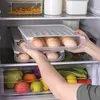Depolama Şişeleri Kavanoz Otomatik Haddeleme Yumurta Karton Kapaklı Karton Yığın Anti-çarpışma Kutusu Buzdolabı Ev Çekmece Tepsi Organizatör